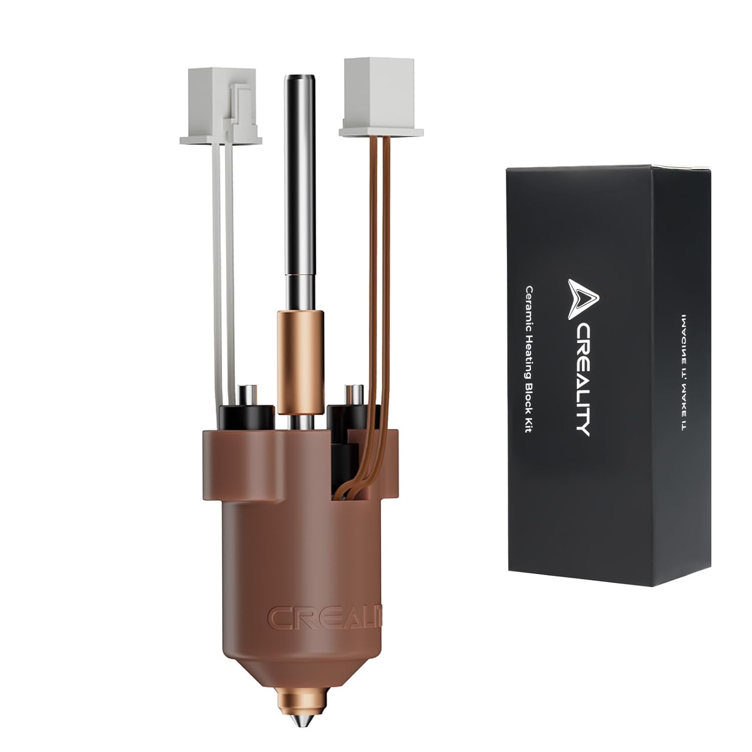 Creality Official K1/K1 MAX/K1C/K1 SE Upgrade Hotend New Version, K1C Ceramic Heating Block Kit, Support 300°C High Temperature and 600mm/s Fast Speed Printing, for Creality K1 Series 3D Printer