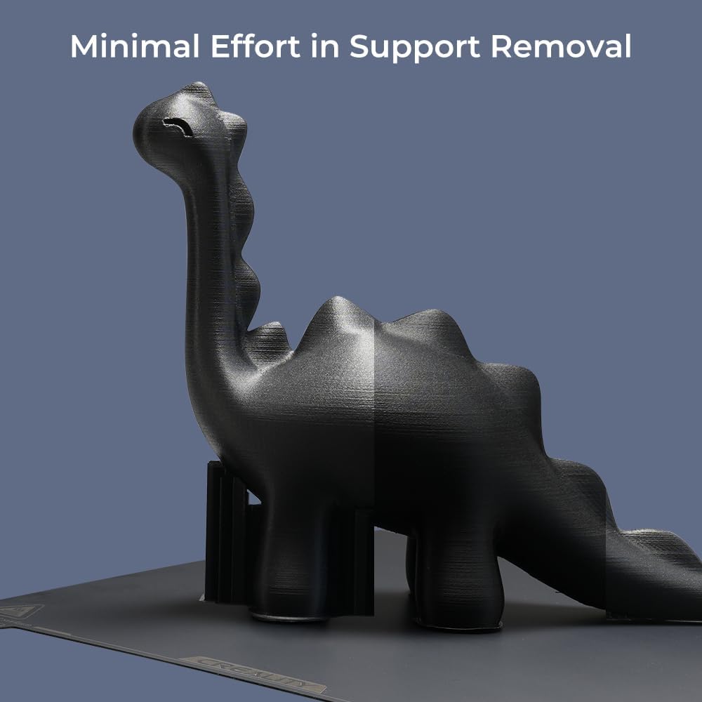 Creality PLA Carbon Fiber Filament 1.75mm-Halloween Gifts, Hyper PLA-CF 3D Printer Filament with Matte Finish for 50-300mm/s High-Speed Printing, Dimensional Accuracy +/-0.03mm