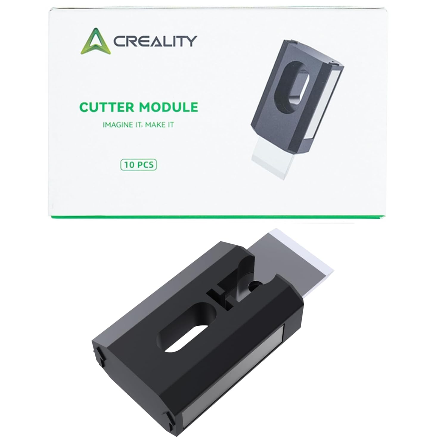 Creality 10PCS Filament Cutter Moudle for K2 Plus, 3D Printer Printer Head Quick Replacement and Fast Cut-Off Filament Cutter for K2 Plus, Creality Hi