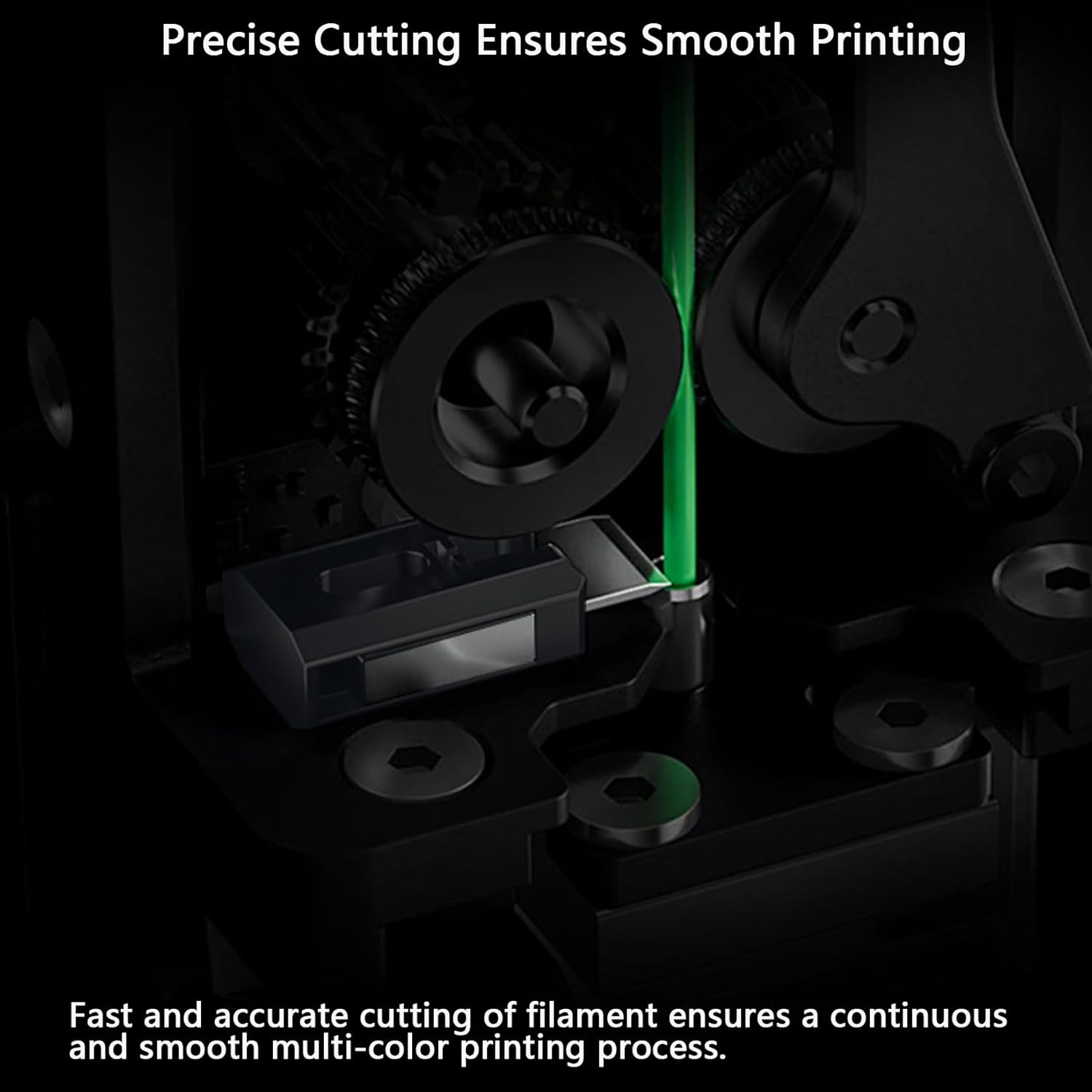 Creality 10PCS Filament Cutter Moudle for K2 Plus, 3D Printer Printer Head Quick Replacement and Fast Cut-Off Filament Cutter for K2 Plus, Creality Hi