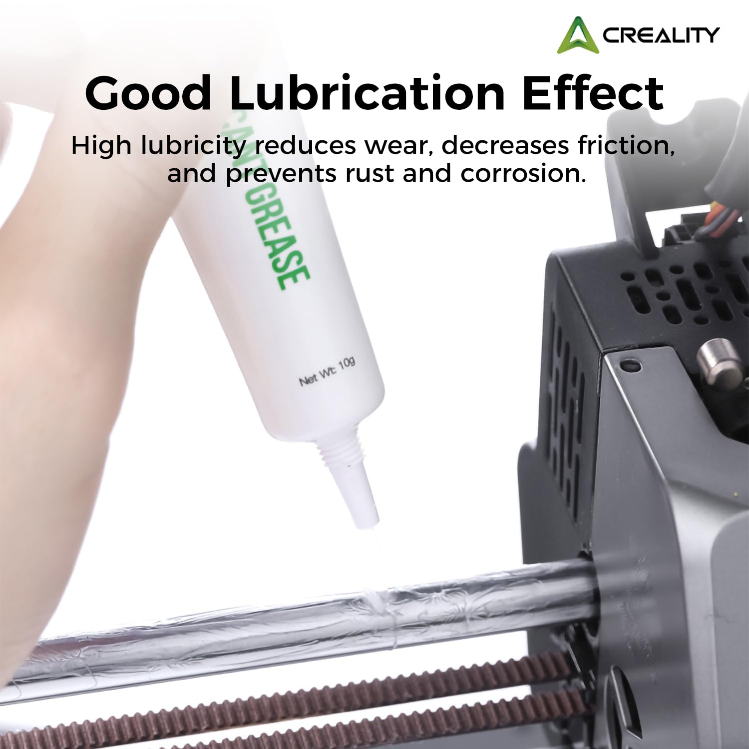 Creality Lubricant Grease for 3D Printer Parts Gear None Toxic Odorless Noise Reduce & Lubricating Oil Lubricant Paste for Ender 3/Ender 5/Ender 3 V3/Ender 3 V3 SE/KE/K1/K1C/K1 Max (Pack of 2)