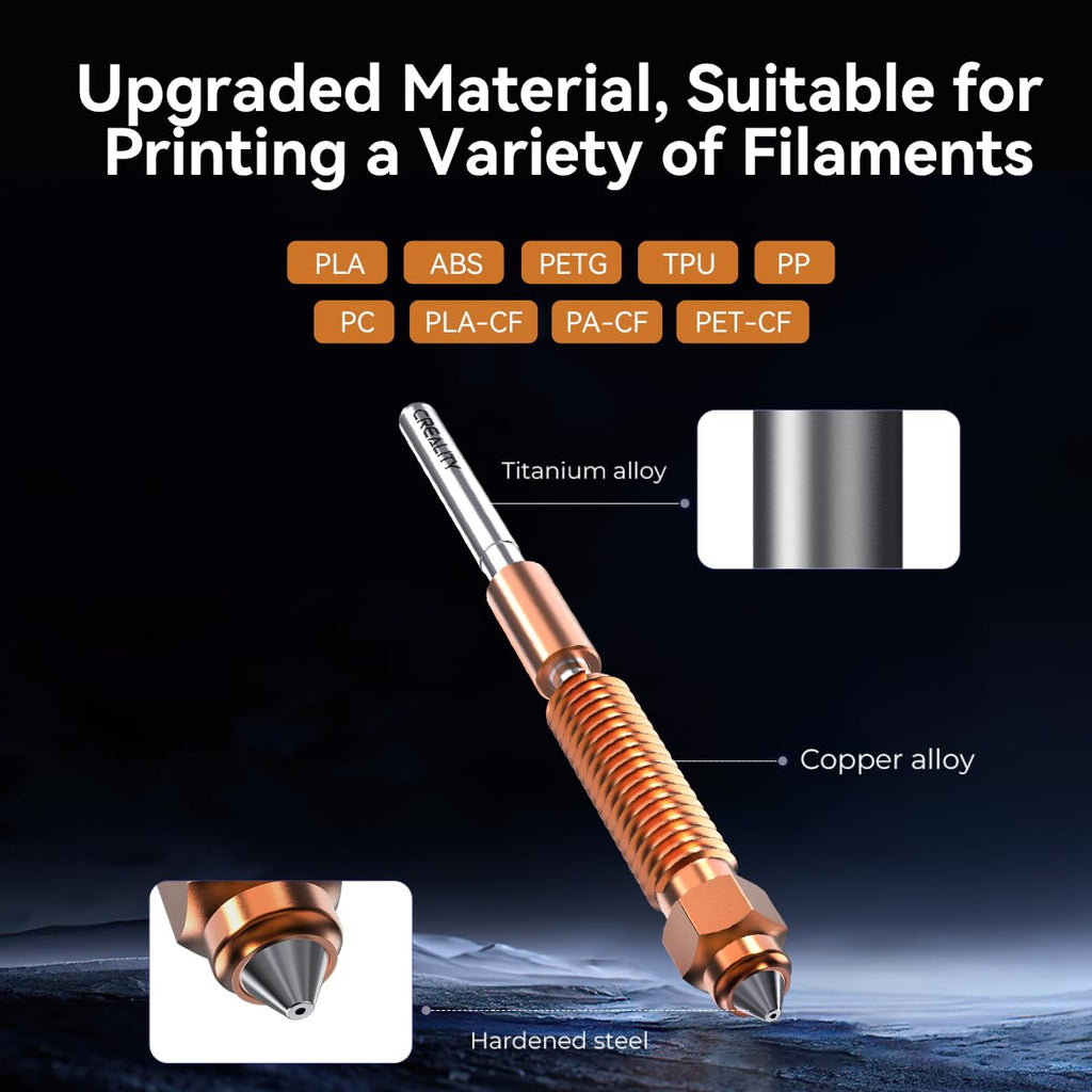Creality Official Ender 3 V3 SE KE Hotend Upgrades Kit, 3D Printers Ceramic Heating Block with Quick-Swap Nozzle, Supports 300°C High Temperature, 600mm/s High-Speed for Ender 3 V3 SE/Ender 3 V3 KE