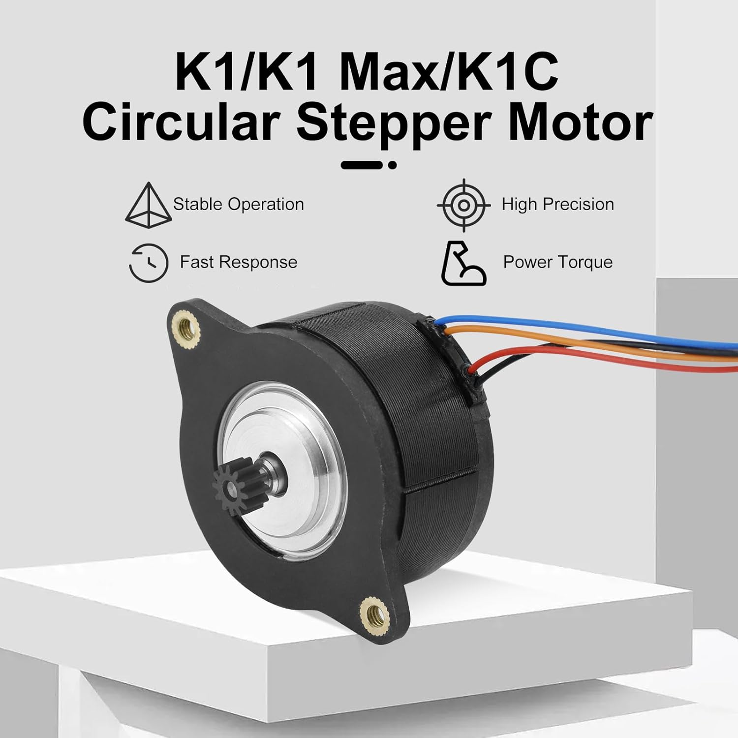Upgrade k1 max Extruder, K1 Series Extruder Dual Gear Design Provide Smooth and Precise Feeding, Compatible with K1/ K1 Max/ K1C 3D Printer (Individual Motors)