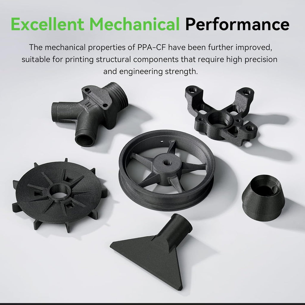 Creality PPA-CF 3D Printer Filament, 1kg, High-Performance Nylon with 15% Carbon Fiber, Black