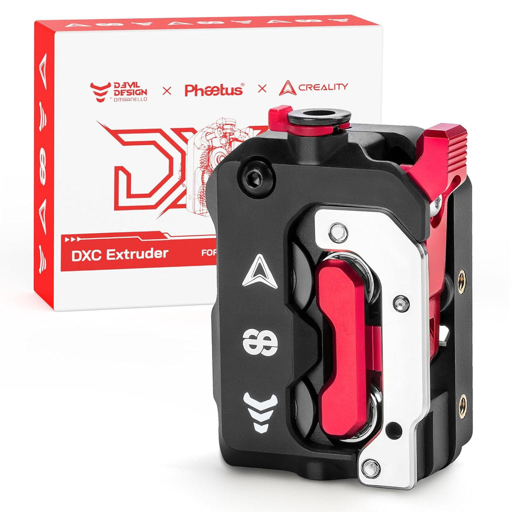 Creality DXC Extruder, K1 SE/K1C/K1/K1 Max Upgrade Extruder Kit with Smart Filament Break Detection, K1 Series Dual Gear Feeding Extrusion, Reducing Filament Wear Rate by 60%