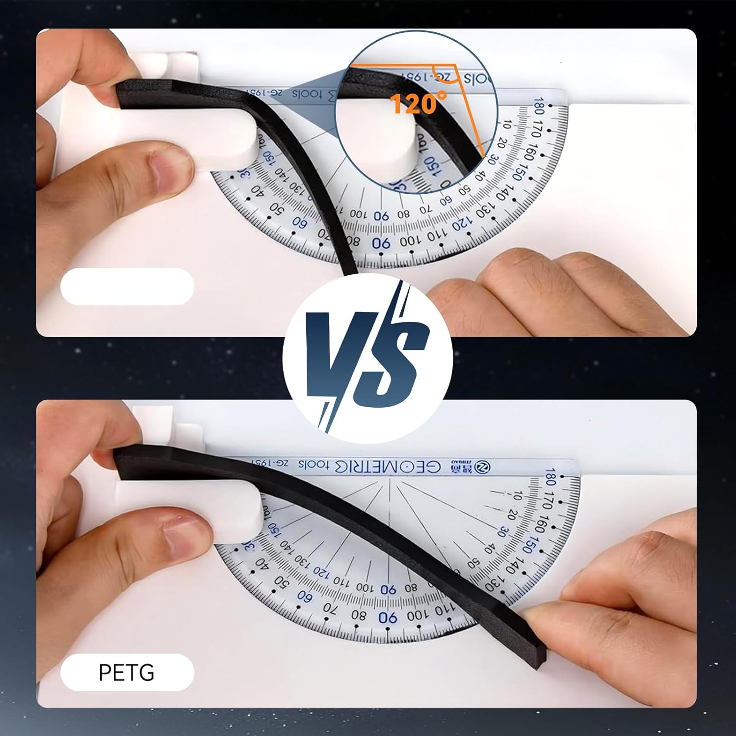 Creality Carbon Fiber PETG Filament 1.75 mm, PETG-CF 3D Printer Filament, Excellent Mechanical Properties, High Impact Strength, Heat-Resistant, Fits for Most 3D Printers, 1 KG 1 Spool