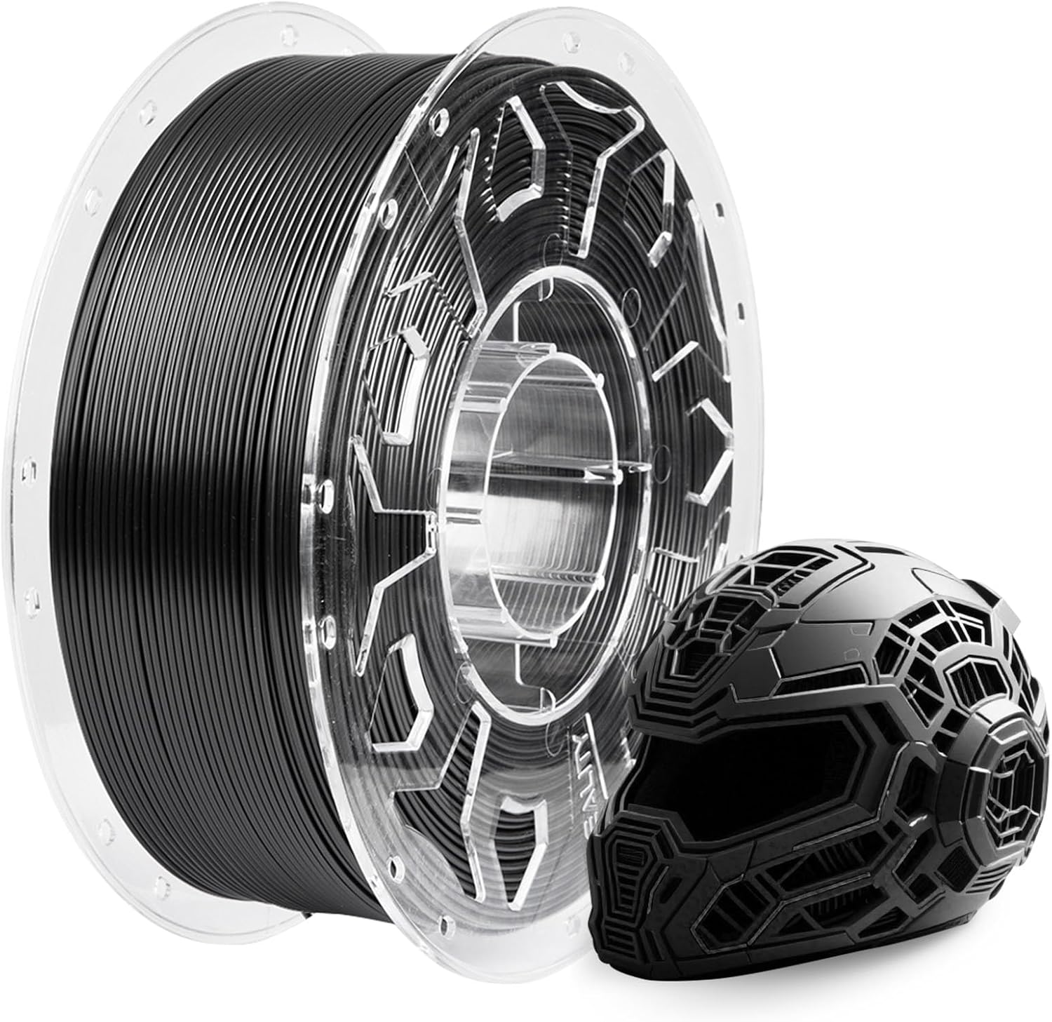 Creality Carbon Fiber PETG Filament 1.75 mm, PETG-CF 3D Printer Filament, Excellent Mechanical Properties, High Impact Strength, Heat-Resistant, Fits for Most 3D Printers, 1 KG 1 Spool