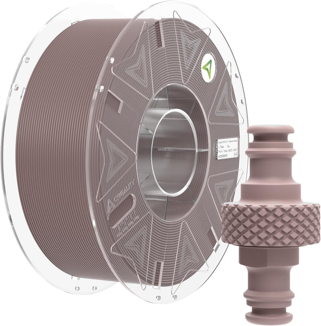 Creality Carbon Fiber PETG Filament 1.75 mm, PETG-CF 3D Printer Filament, Excellent Mechanical Properties, High Impact Strength, Heat-Resistant, Fits for Most 3D Printers, 1 KG 1 Spool