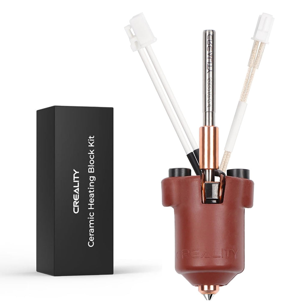 Creality Official Ender 3 V3 Plus/3 V3 Ceramic Heating Block Kit, with Integrated Nozzle, Supports 300°C High Temperature and 600mm/s High-Speed Printing 60W Fast Hotend Kit