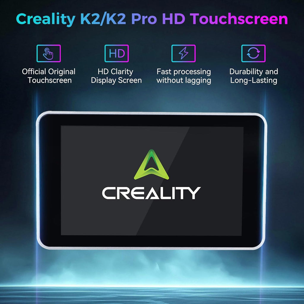 Creality Official K2/K2 Pro Touchscreen Kit, Original 480x800 Pixel LCD Touch Screen Kit, 4.3" HD Touch Screen Display Kit, Durability and Quick Replacement Parts for Creality K2/K2 Pro 3D Printer