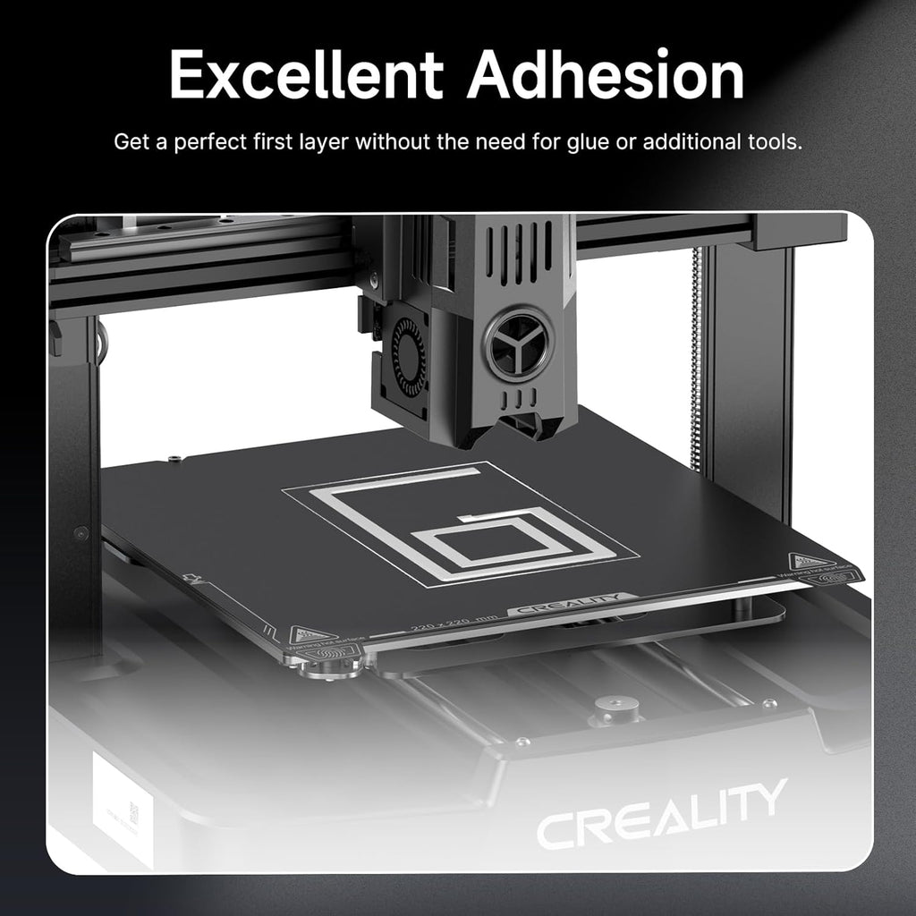 Creality 3Dプリンタービルドプレート 235 x 235mm エポキシ樹脂 3Dプリンターベッドプラットフォーム Ender 3/Ender 3 V2/K1/K1C/Ender 3 V3/Ender 3 V3 KE/Ender 3 V3 SE/Ender 5 S1/CR 10 SE 3Dプリンター用