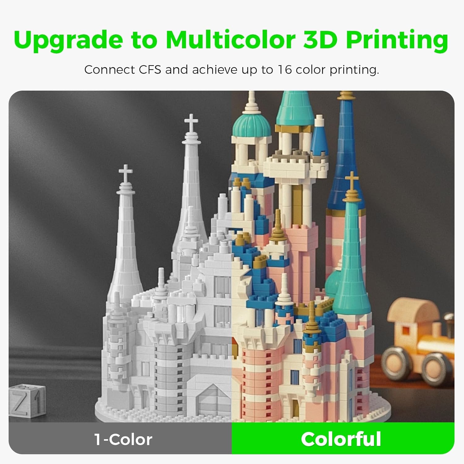 Creality Official K1 Series CFS Upgrade Accessory Kit, Upgrade to Multi-Color Printing by Connecting CFS Filament System, Compatible with 3D Printer K1 Max, K1C, K1, K1 SE