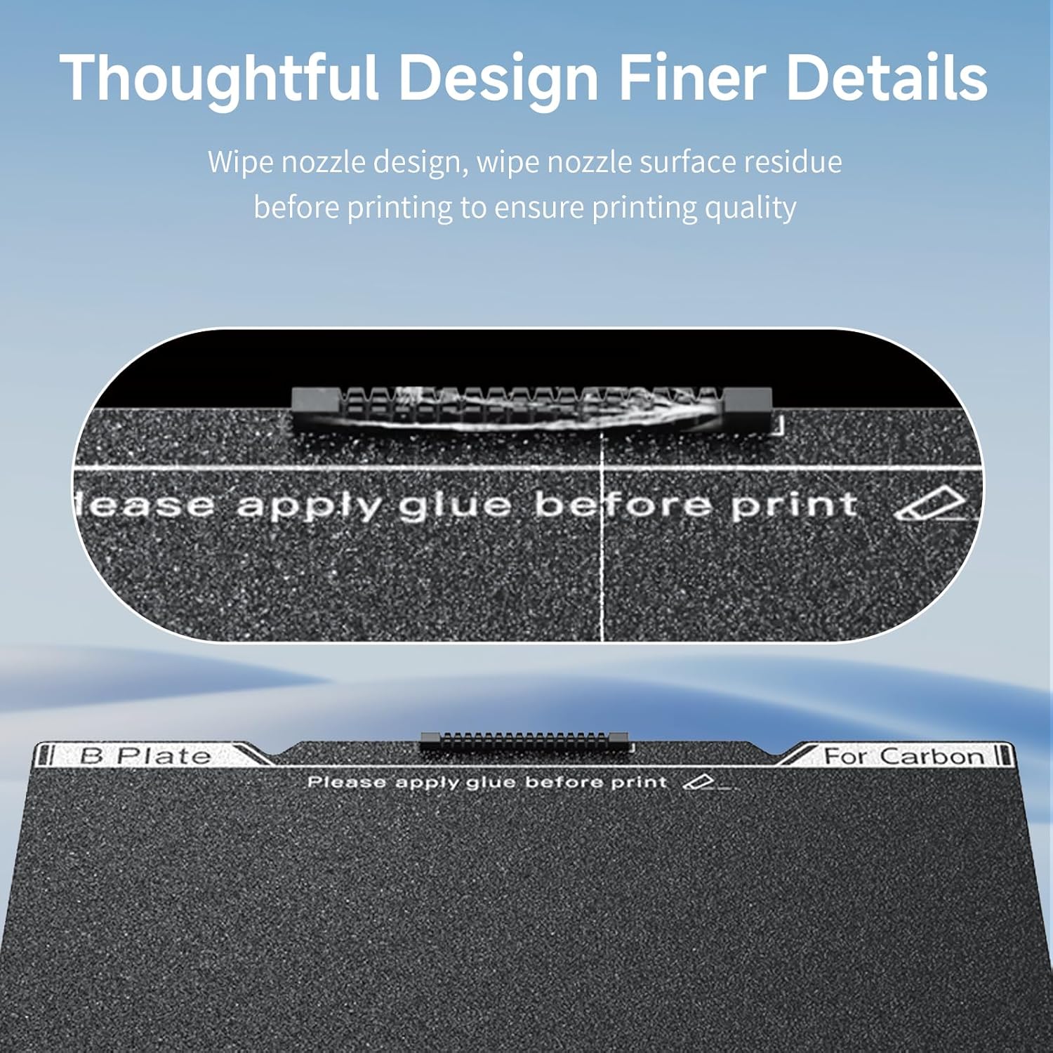 Official Creality K1C Build Plate 235x235mm Textured PEI Sheet with Nozzle Cleaner Flexible Spring Steel Magnetic Platform Plate for K1/K1C/K1 SE/Ender 3/3 V2/3 V3/3 V3 KE/3 V3 SE/3 Neo/3 V2 Neo