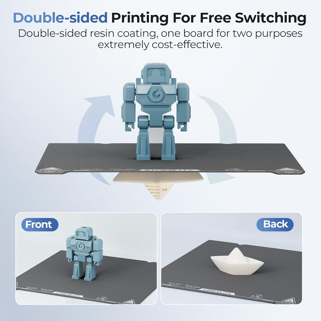Creality Official Cold Low Temperature Build Plate, 235x235mm Double Sided Cold 3D Printer Bed Platforms for Ender 3 V3 SE KE/K1/Ender 3 V3/CR-10 SE/Ender 3 S1 Pro/3 V2 Neo/5 S1 3D Printers