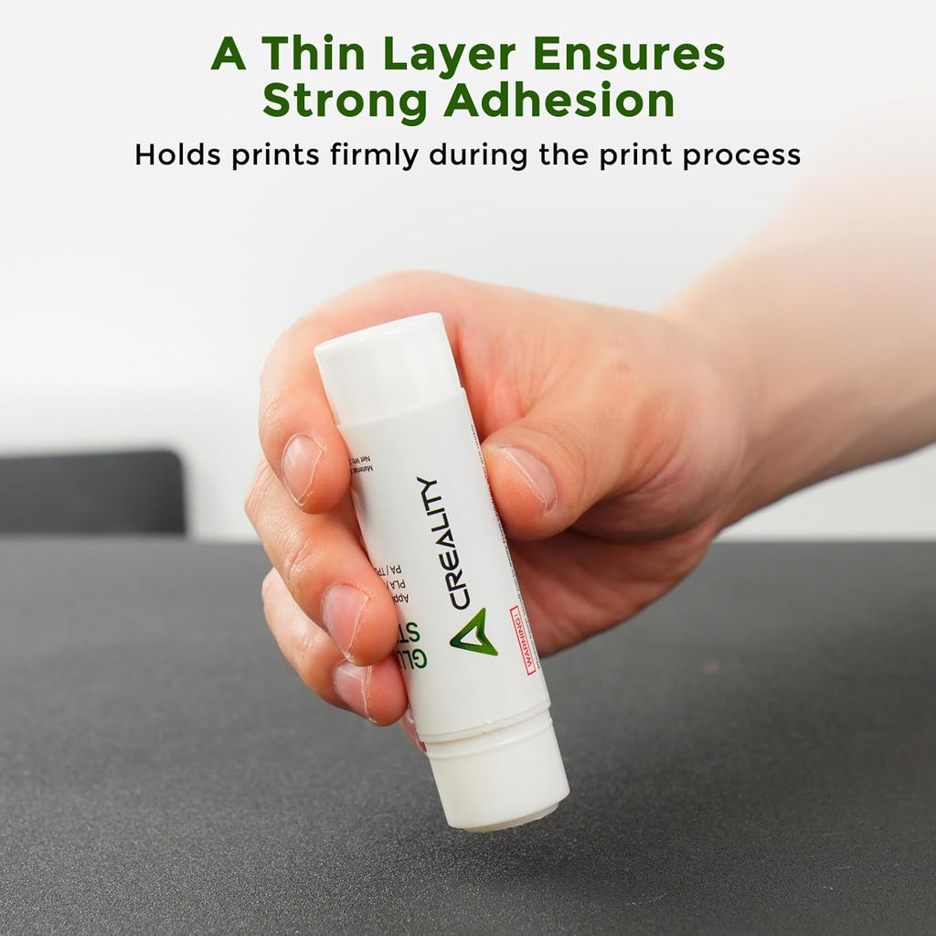 Creality 3D Printer Glue Sticks 4 Pack Enhanced First Layer Adhesion Reduce Warping on Hot Bed, PVP Solid 3D Print Glue Sticks Compatible with PLA/ABS/PETG/PC/PA/TPU, Each Weighing 21g/0.74oz