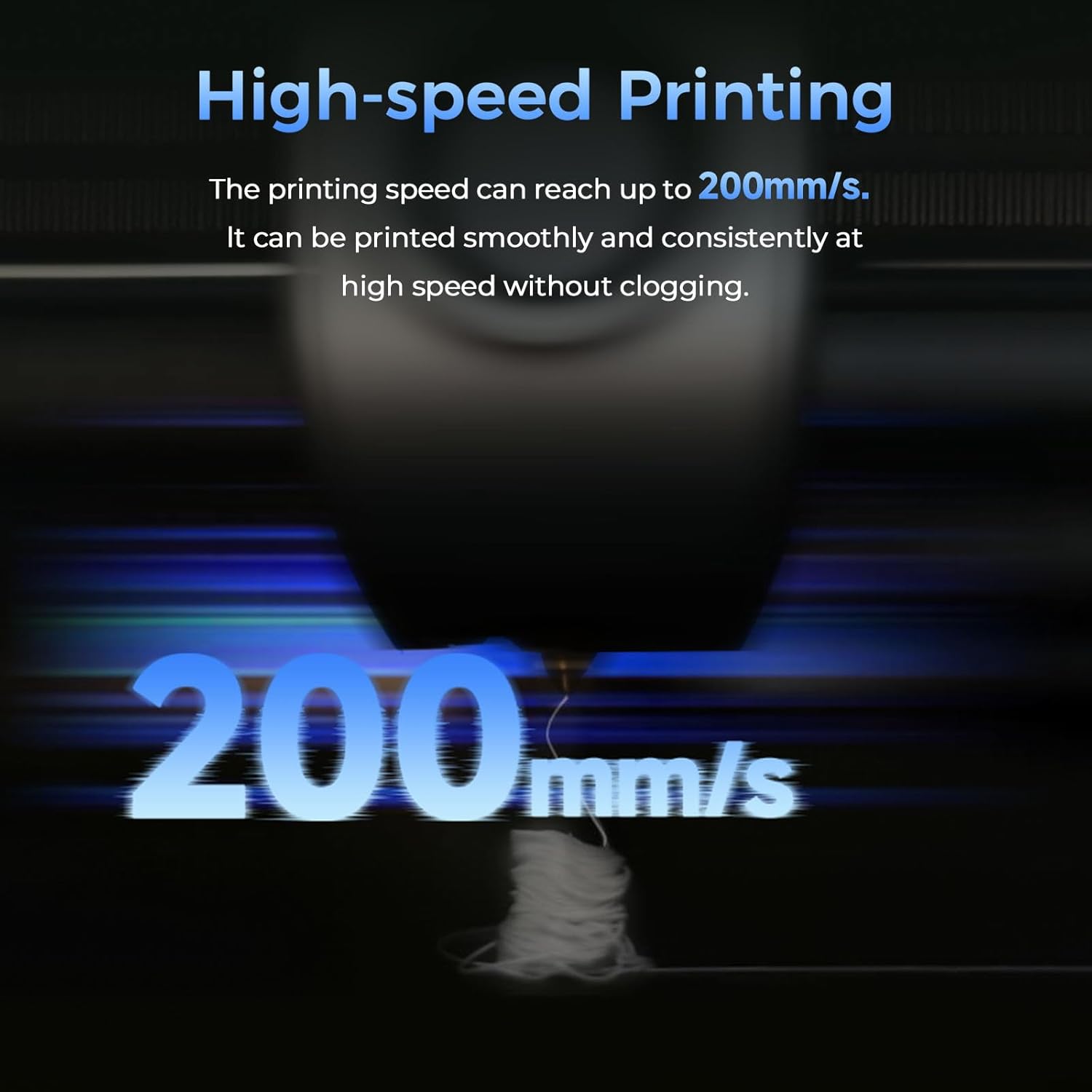 Creality HP ASA Filament 1.75mm, Durable, High UV-Resistant, High Temperature Tolerance- 3D Printer Filament Perfect for Printing Outdoor Functional Parts, 1kg (2.2 lbs)/Spool, Black