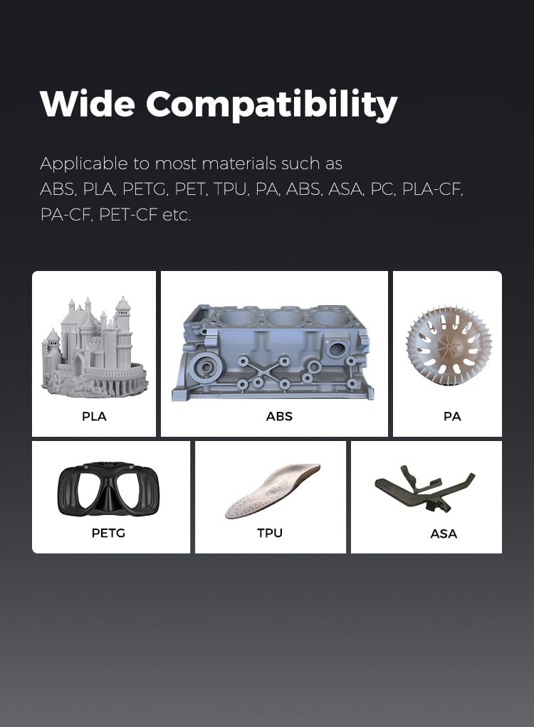 Creality Hi Epoxy Resin Build Plate (280 * 265mm), Without Magnetic Flexible Steel Plate, Excellent Adhesion, High Flatness, 3D Printer Platform for Creality Hi
